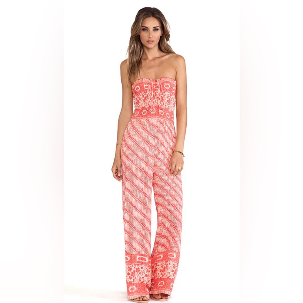 Free People | Vintage Tube Top Wide Leg Romper